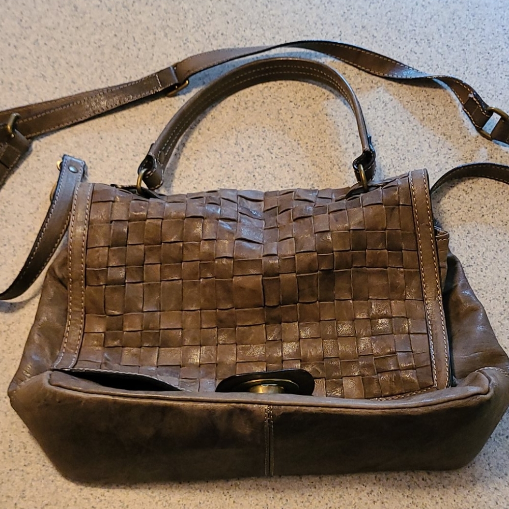 Cavalcanti leather shoulder bag made in italy